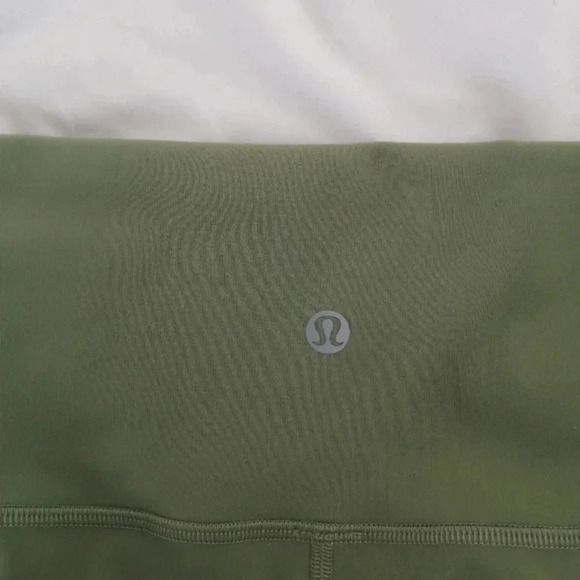 Lululemon Wunder Under High Rise 28" Legging Tights Vista Green Size 6 - Picture 9 of 15